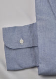 Blue Two-Ply Classic 100% Pima Cotton Oxford