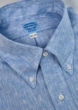 Sky Blue 100% Fine Linen