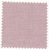 Burgundy Wine on White 2MM Graph Check Broadcloth #015